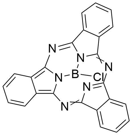 氯化硼亚酞菁分子结构 (CAS 36530-06-0)
