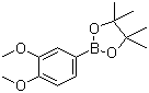 3,4-二甲氧基苯硼酸频哪醇酯分子结构 (CAS 365564-10-9)