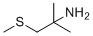 2-甲基-1-(甲硫基)-2-丙胺分子结构 (CAS 36567-04-1)