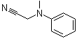 N-甲基-N-苯基氨基乙腈分子结构 (CAS 36602-08-1)