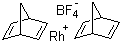 双(二环庚二烯)四氟硼酸铑分子结构 (CAS 36620-11-8)