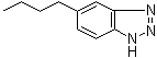 5-丁基苯并三唑分子结构 (CAS 3663-24-9)