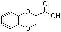 1,4-苯并二噁烷-2-羧酸分子结构 (CAS 3663-80-7)