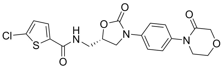 利伐沙班分子结构 (CAS 366789-02-8)