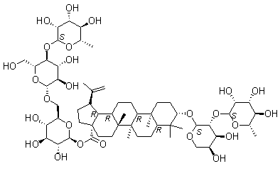 苦苏花皂苷 C分子结构 (CAS 366814-42-8)