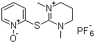 S-(1-氧代-2-吡啶)巯基-1,3-二甲基丙基脲六氟磷酸盐分子结构 (CAS 366821-62-7)
