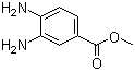3,4-二氨基苯甲酸甲酯分子结构 (CAS 36692-49-6)