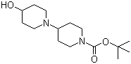 4-羟基-1,4'-联哌啶-1'-羧酸叔丁酯分子结构 (CAS 367500-88-7)
