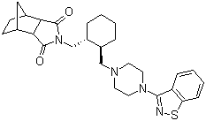 鲁拉西酮分子结构 (CAS 367514-87-2)
