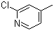 结构式 CAS# 3678-62-4, 2-氯-4-甲基吡啶