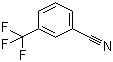 structure of CAS# 368-77-4, 3-(Trifluoromethyl)benzonitrile;m-(Trifluoromethyl)benzonitrile; 3-Cyanobenzotrifluoride