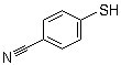 4-巯基苯甲腈分子结构 (CAS 36801-01-1)