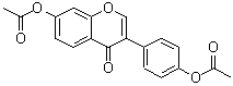 7,4'-二乙酰氧基异黄酮分子结构 (CAS 3682-01-7)