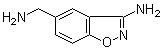3-Amino-1,2-benzisoxazole-5-methanamine molecular structure (CAS 368426-89-5)