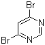 4,6-二溴嘧啶分子结构 (CAS 36847-10-6)