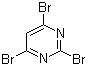 2,4,6-三溴嘧啶分子结构 (CAS 36847-11-7)