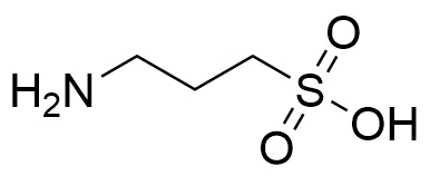 3-氨基丙烷磺酸分子结构 (CAS 3687-18-1)