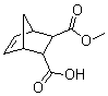 5-降冰片烯-2,3-二甲酸单甲酯分子结构 (CAS 36897-94-6)