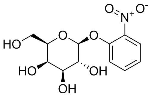 2-硝基苯-beta-D-半乳糖苷分子结构 (CAS 369-07-3)
