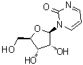 1-beta-D-呋喃核糖基-2(1H)-嘧啶酮分子结构 (CAS 3690-10-6)