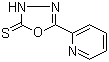 5-(2-吡啶基)-1,3,4-恶二唑-2(3H)-硫酮分子结构 (CAS 3690-47-9)