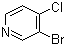 3-溴-4-氯吡啶分子结构 (CAS 36953-42-1)