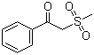 2-甲基磺酰基-1-苯乙酮分子结构 (CAS 3708-04-1)