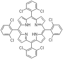 5,10,15,20-四(2,6-二氯苯基)卟吩分子结构 (CAS 37083-37-7)