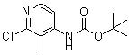 (2-Chloro-3-methylpyridin-4-yl)carbamic acid tert-butyl ester molecular structure (CAS 370864-66-7)