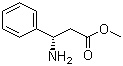 (S)-3-氨基-3-苯基丙酸甲酯分子结构 (CAS 37088-66-7)