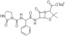 阿洛西林钠分子结构 (CAS 37091-65-9)