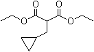 环丙基甲基丙二酸二乙酯分子结构 (CAS 37092-86-7)