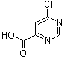 6-氯-4-嘧啶甲酸分子结构 (CAS 37131-91-2)