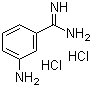 3-氨基苯甲脒二盐酸盐分子结构 (CAS 37132-68-6)