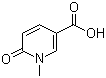 1-甲基-6-氧代-1,6-二氢吡啶-3-羧酸分子结构 (CAS 3719-45-7)