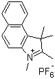 1,1,2,3-四甲基-1H-苯并[e]吲哚鎓六氟磷酸盐分子结构 (CAS 372081-65-7)