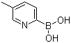 5-甲基吡啶-2-硼酸分子结构 (CAS 372963-49-0)