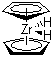 双(环戊二烯)二氢化锆分子结构 (CAS 37342-98-6)