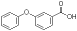 3-苯氧基苯甲酸分子结构 (CAS 3739-38-6)