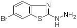 6-溴-2-肼基苯并噻唑分子结构 (CAS 37390-63-9)