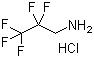 2,2,3,3,3-五氟丙胺盐酸盐分子结构 (CAS 374-14-1)