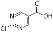 2-氯嘧啶-5-羧酸分子结构 (CAS 374068-01-6)