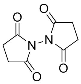 1,1'-双琥珀酰亚胺 (N,N'-双琥珀酰亚胺基)分子结构 (CAS 3741-24-0)