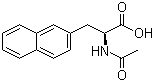 (S)-N-乙酰基-beta-萘基丙氨酸分子结构 (CAS 37439-99-9)