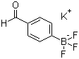 (4-甲酰基苯基)三氟硼酸钾分子结构 (CAS 374564-36-0)