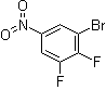 1-溴-2,3-二氟-5-硝基苯分子结构 (CAS 374633-24-6)