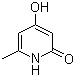 4-羟基-6-甲基-1H-吡啶-2-酮分子结构 (CAS 3749-51-7)