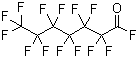 structure of CAS# 375-84-8, Perfluoroheptanoyl fluoride;(Perfluorohexyl)carbonyl fluoride