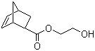 5-降冰片烯-2-羧酸 (2-羟乙基)酯分子结构 (CAS 37503-42-7)