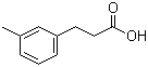 3-甲基苯丙酸分子结构 (CAS 3751-48-2)